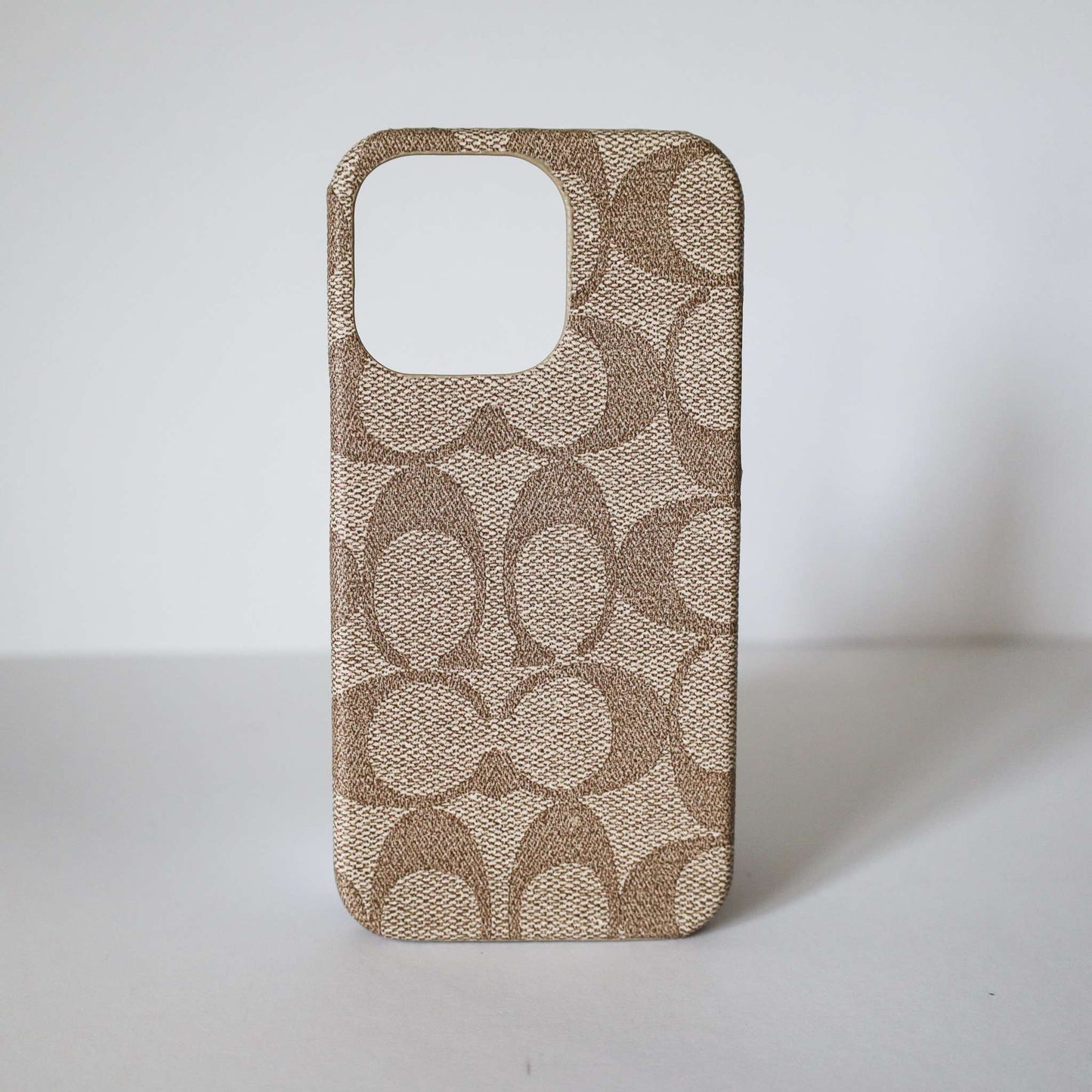Coach iPhone 13 Case Light Beige for iPhone 11 12 13 pro Max