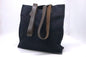Hermes Etriviere Tote In Navy Blue Canvas