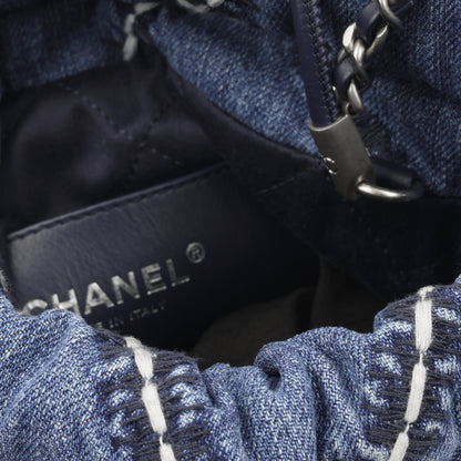 Chanel Chanel 22 Calfskin Silver Shoulder Bag