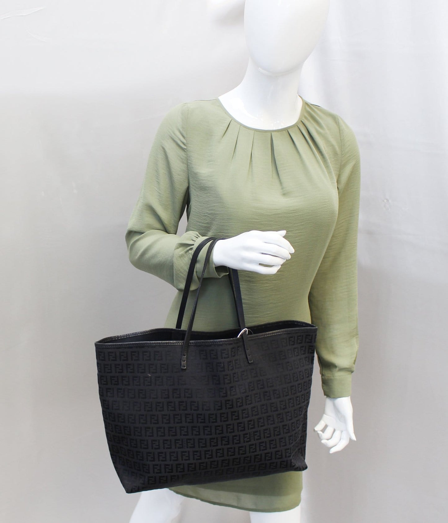 Fendi Tote Zucca Red Tote Bag Style 4