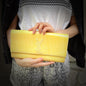 Yves Saint Laurent Yellow Leather Clutch Tws Pop