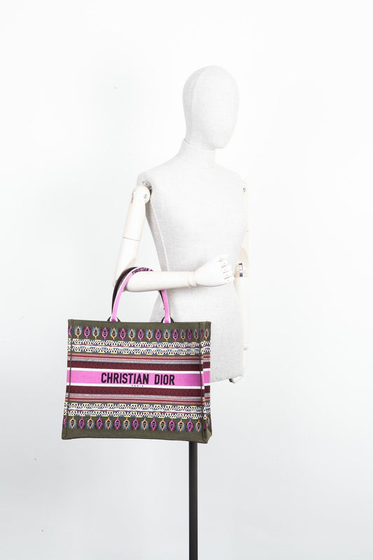 Dior Book Tote Canvas Tote Bag