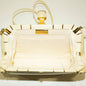 JUDITH LEIBER Vintage Cream Snakeskin & Gold Crossbody/Clutch