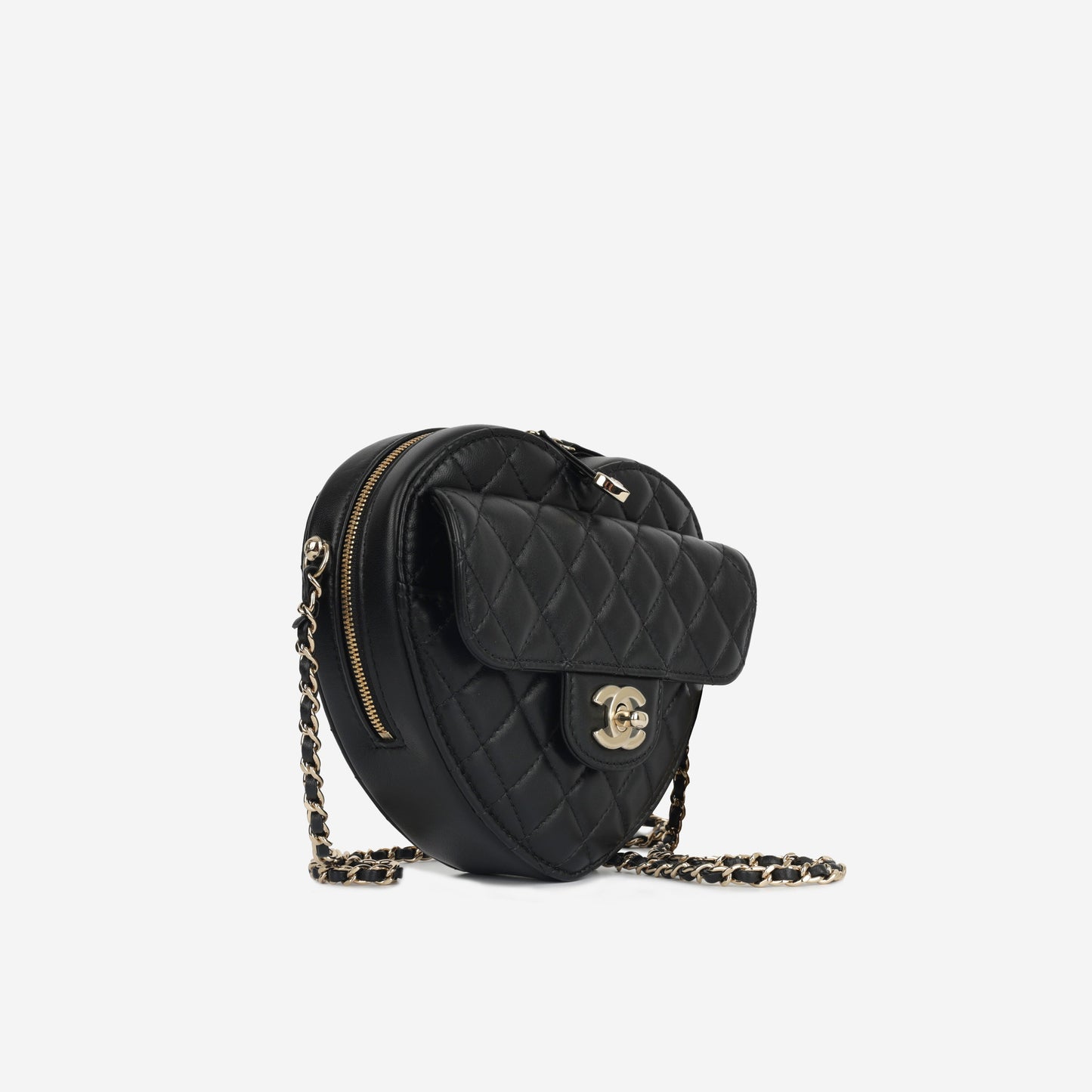 Chanel Luxury Lambskin Black Handbag Style 7