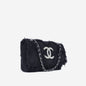 Chanel Classic Flap Tweed Black Shoulder Bag Style 3