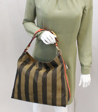 Fendi Leather Red Shoulder Bag Style 22