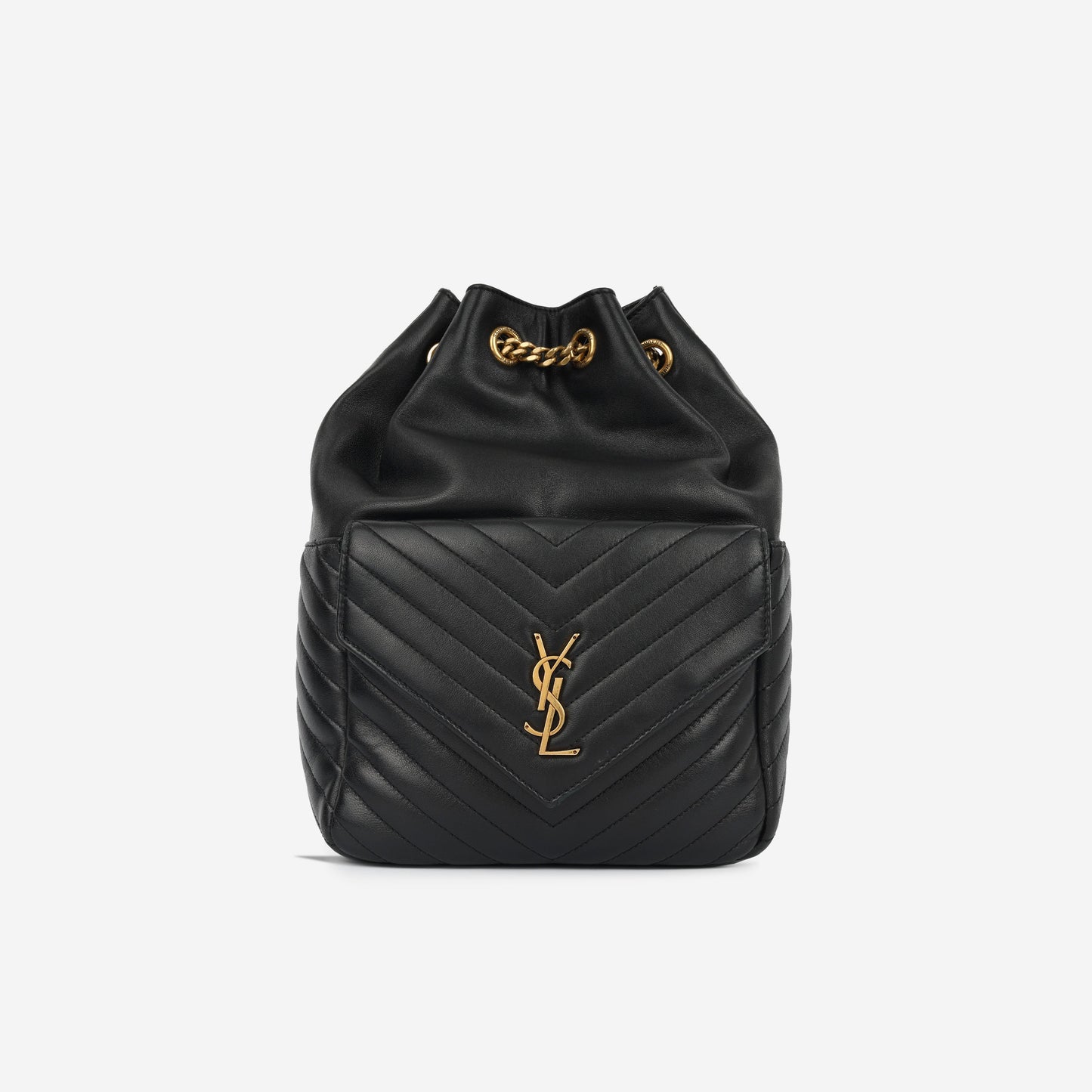 Saint Laurent Luxury Leather Red Backpack Red