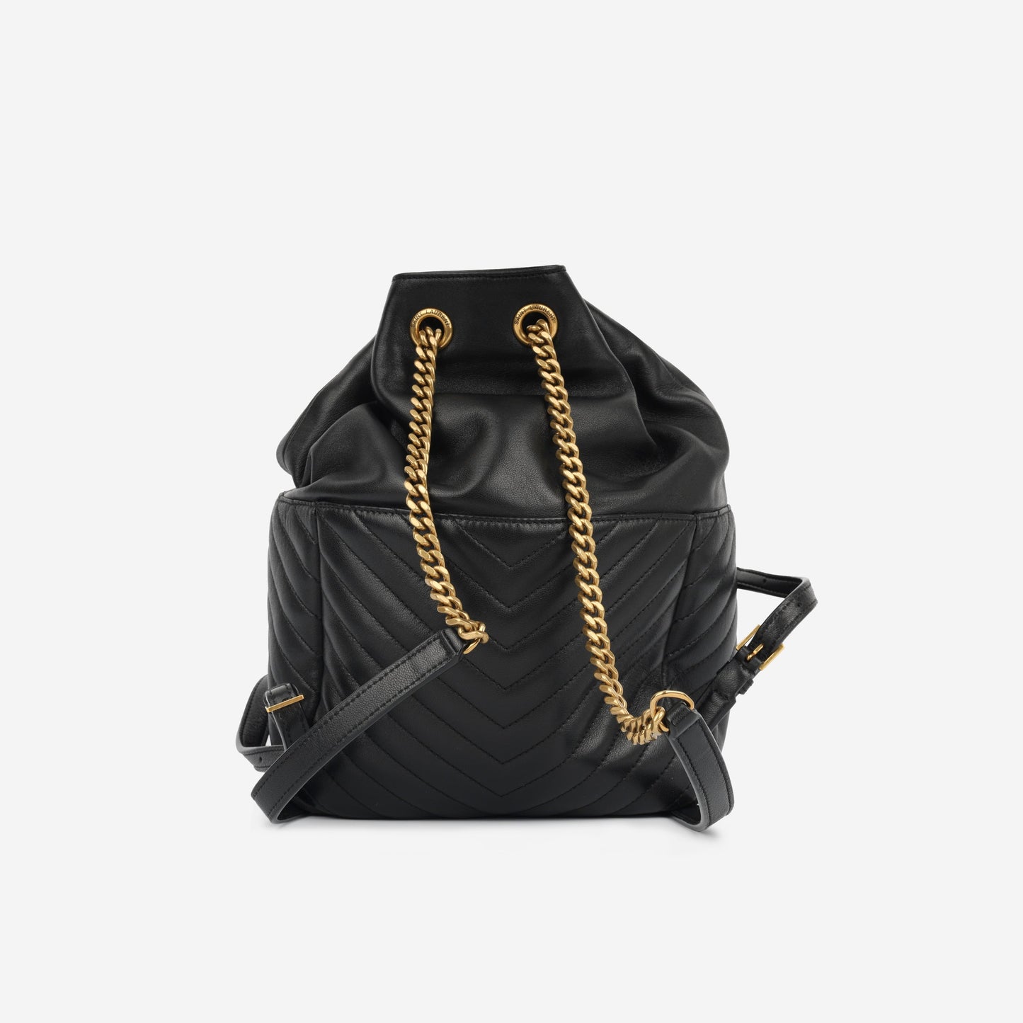 Saint Laurent Luxury Leather Red Backpack Red