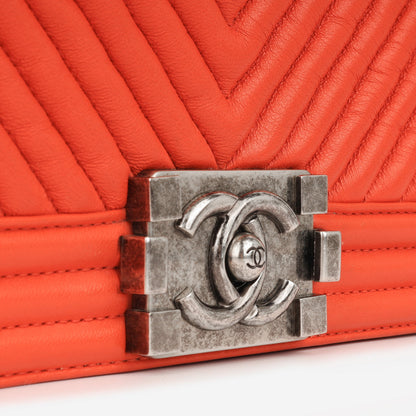 Chanel Boy Bag Lambskin Gold Shoulder Bag Style 4