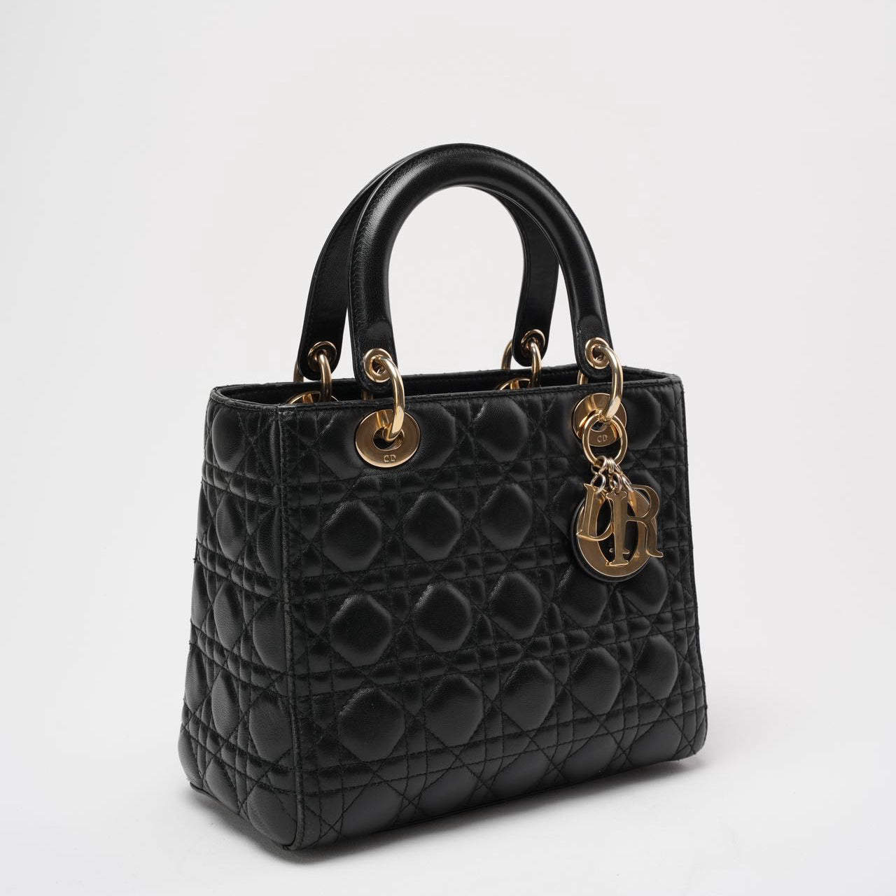 Dior Lady Dior Medium Bag Black Cannage