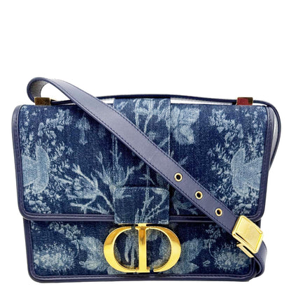 Dior Montaigne Blue Shoulder Bag