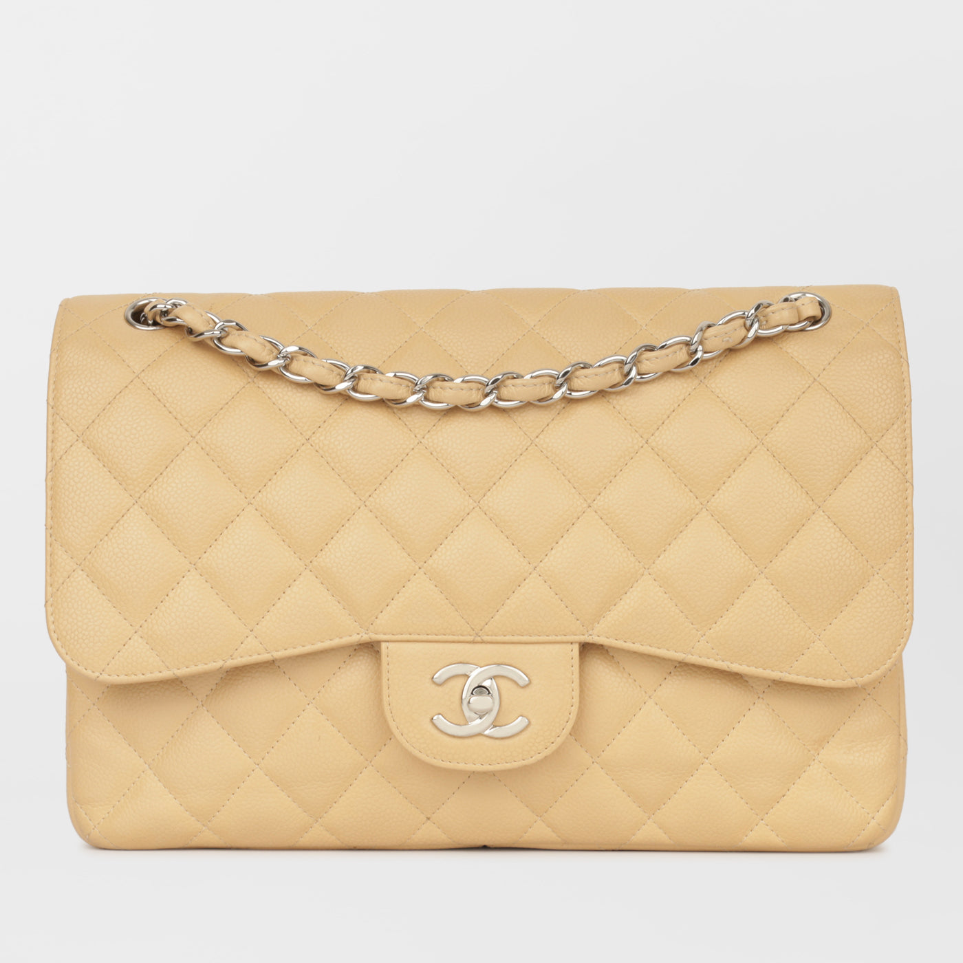 Chanel Classic Flap Caviar Gold Shoulder Bag Style 4