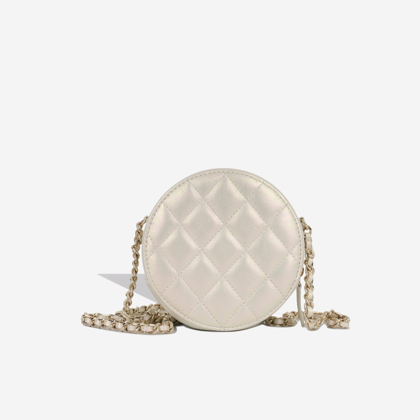 Chanel Round Clutch With Chain