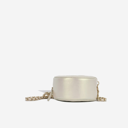 Chanel Round Clutch With Chain