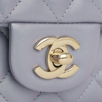 Chanel Classic Flap Lambskin Black Shoulder Bag Style 165