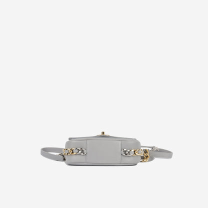 Chanel Classic Flap Calfskin Gold Shoulder Bag Style 8