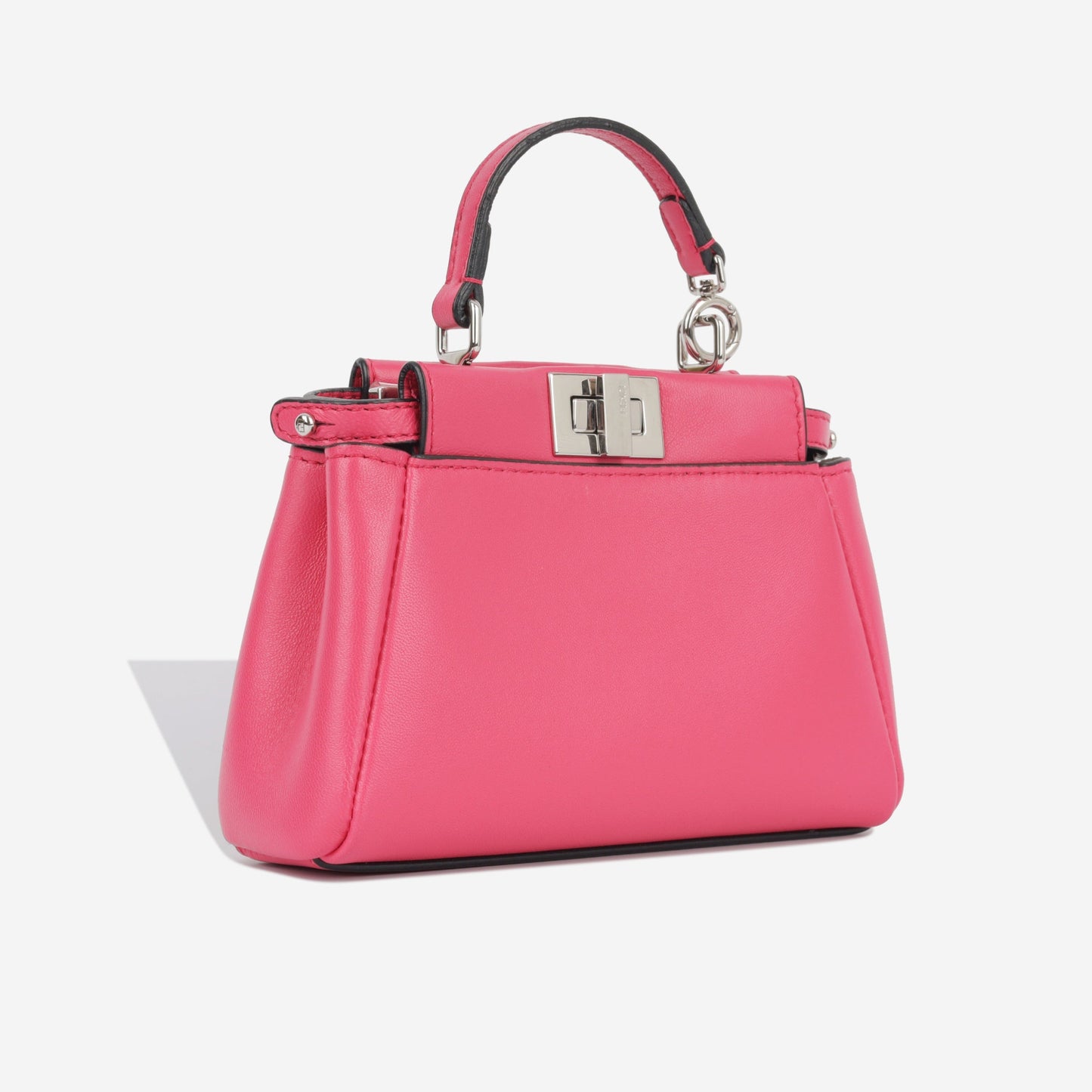 Fendi Peekaboo Leather Red Handbag Style 50
