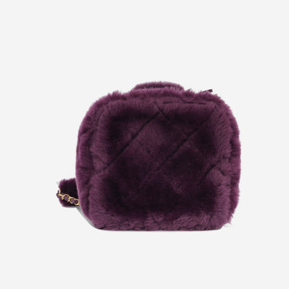 Shearling Vanity Case