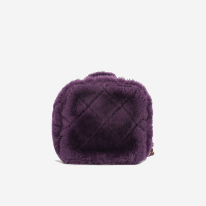 Chanel Vanity Lambskin Gold Clutch Style 2