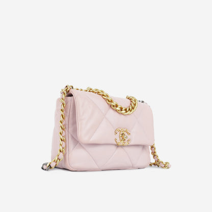 Chanel Chanel 19 Lambskin Gold Shoulder Bag Style 3