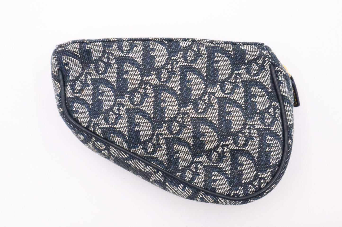 Dior Saddle Pouch in Blue Oblique Canvas
