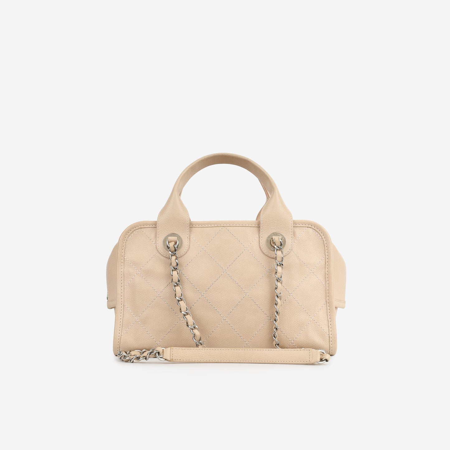 Chanel Deauville Lambskin Black Tote Bag