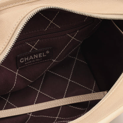 Chanel Deauville Lambskin Black Tote Bag