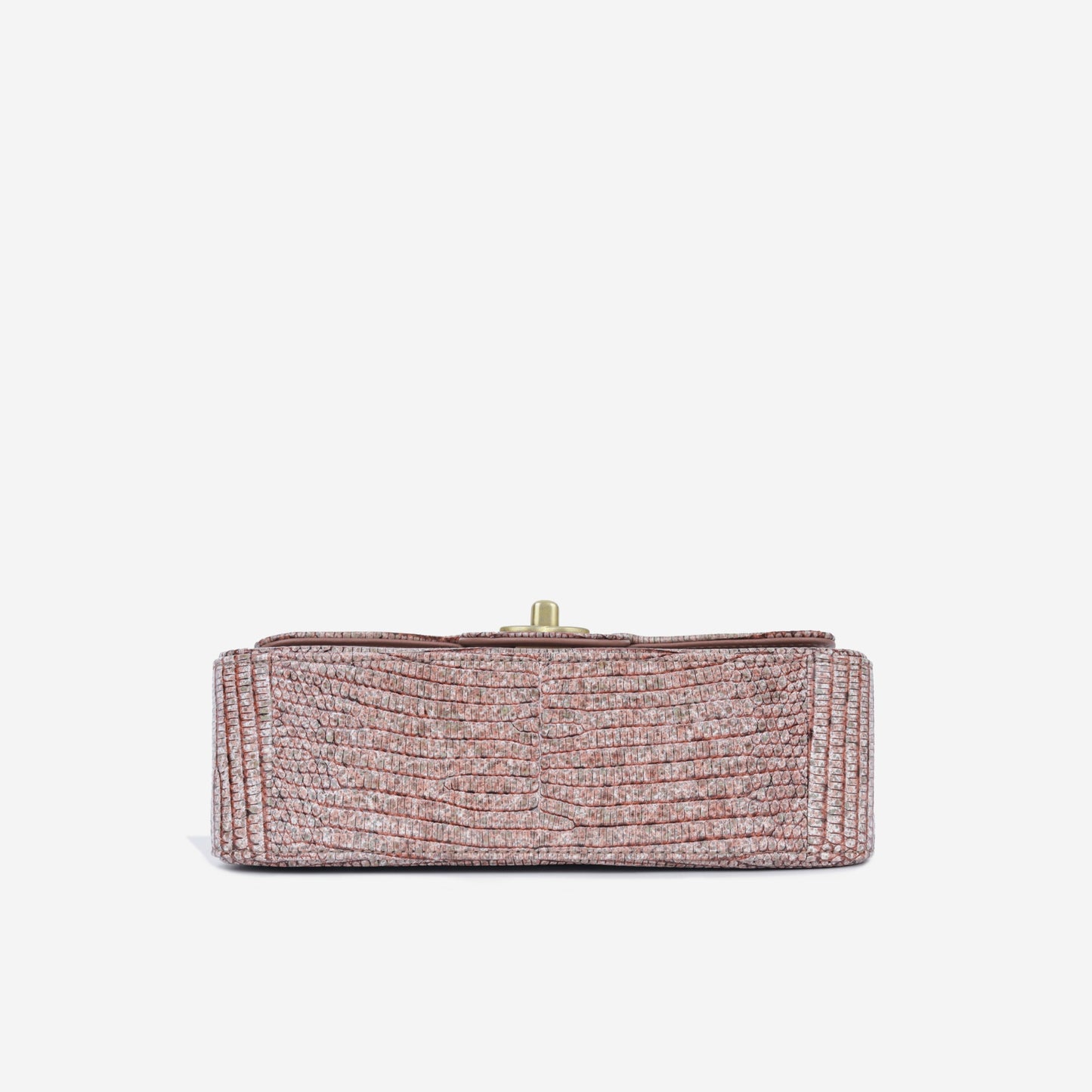 Chanel Mini Rectangular Flap - Mauve Taupe Lizard
