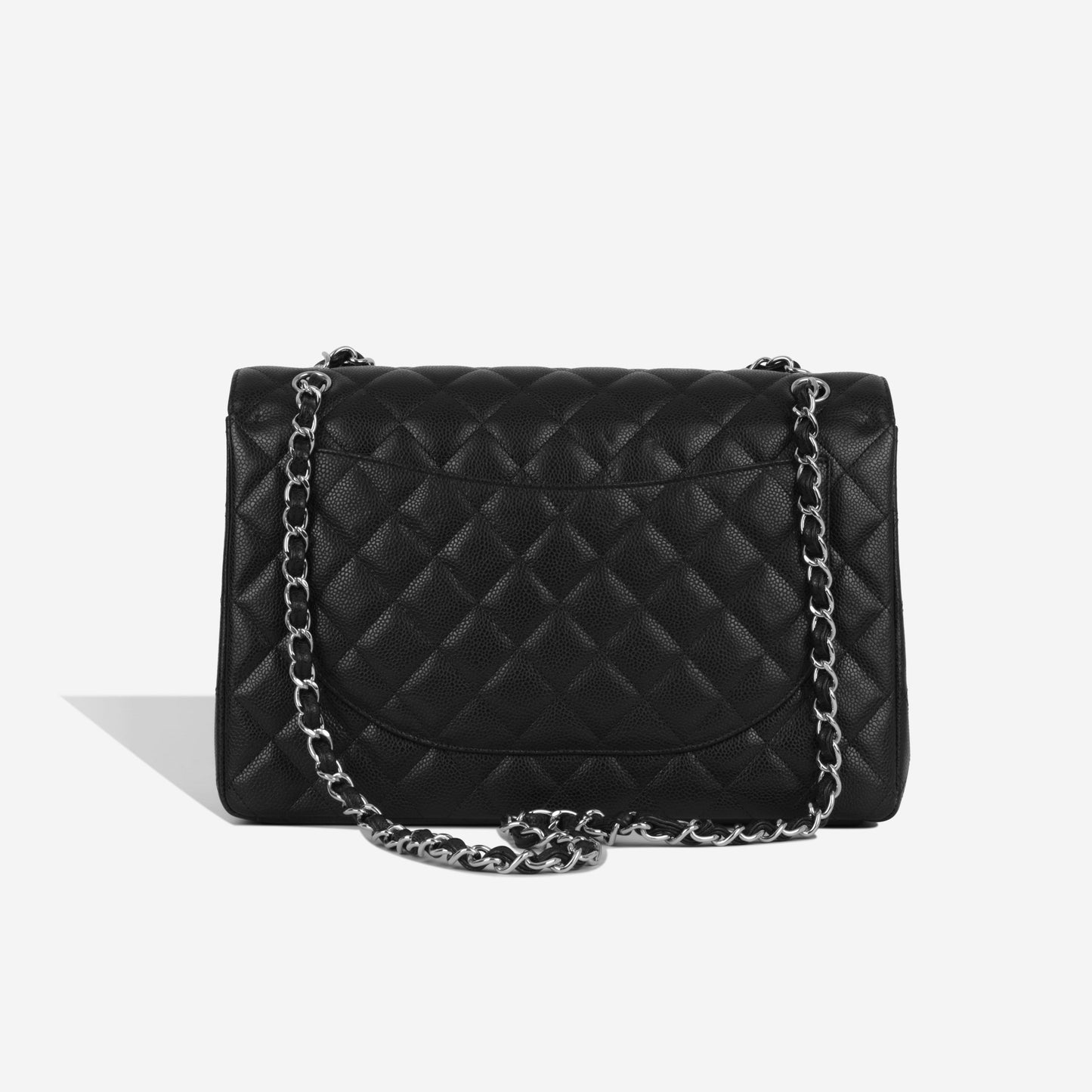 Chanel Classic Flap Caviar Black Shoulder Bag Style 143