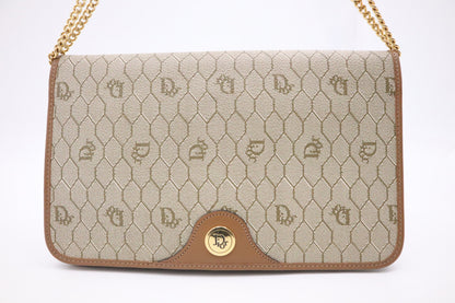 Dior Shoulder Bag in Honeycomb Canvas