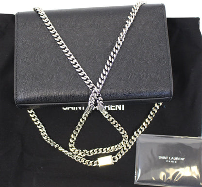 Saint Laurent Kate Leather Black Crossbody Leather