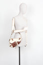 Christian Dior Saddle Bag Gold Brown