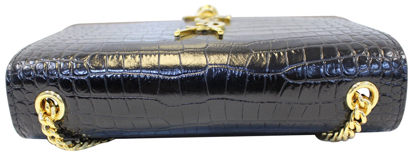 Saint Laurent Leather Black Crossbody Leather