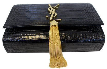 Saint Laurent Leather Black Crossbody Leather