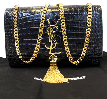 Saint Laurent Leather Black Crossbody Leather