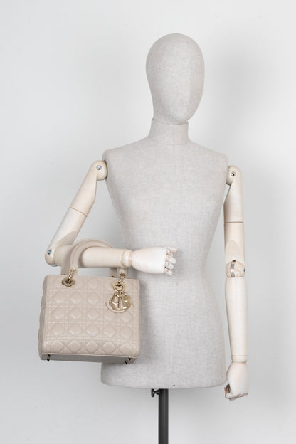 Dior Lady Dior Cannage Grey Handbag Cannage