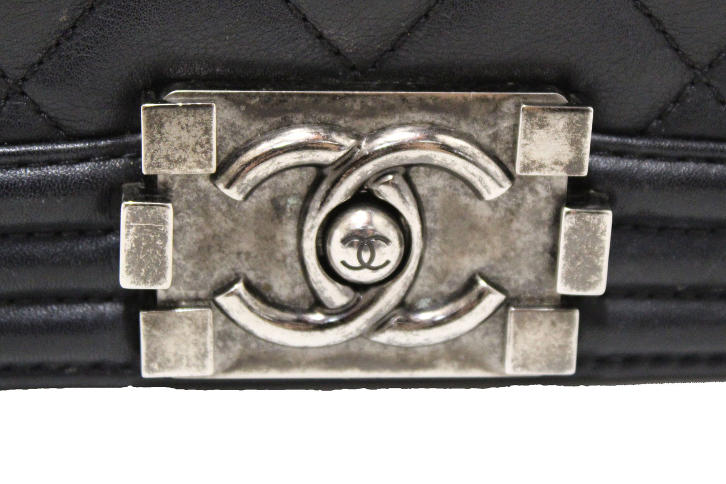 Chanel Boy Medium Quilted Calfskin Black Shoulder Bag Style