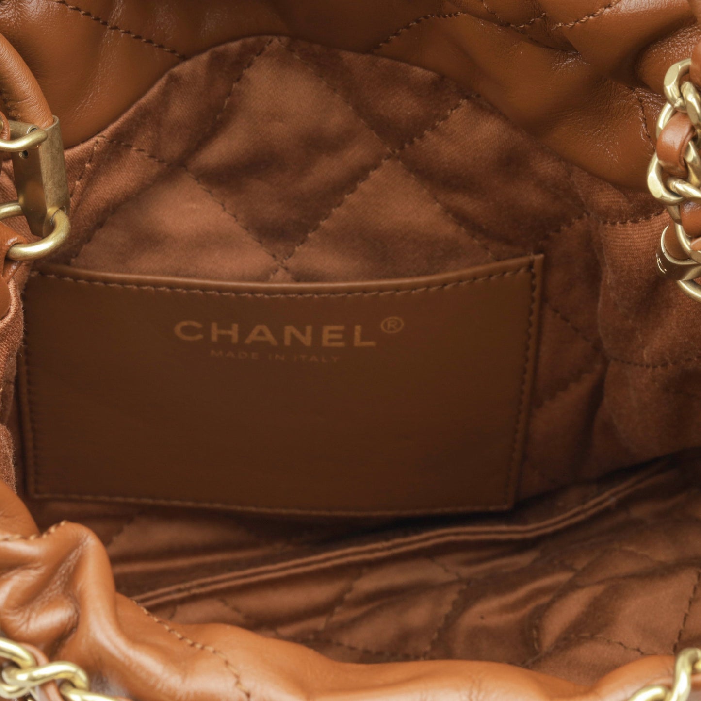 Chanel Chanel 22 Calfskin Gold Shoulder Bag