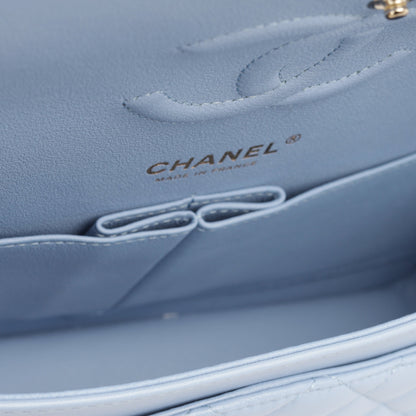 Chanel Classic Flap Lambskin Gold Shoulder Bag Style 28