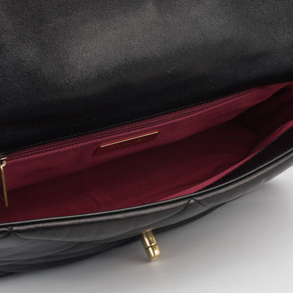 Chanel Chanel 19 Lambskin Black Shoulder Bag Style 15