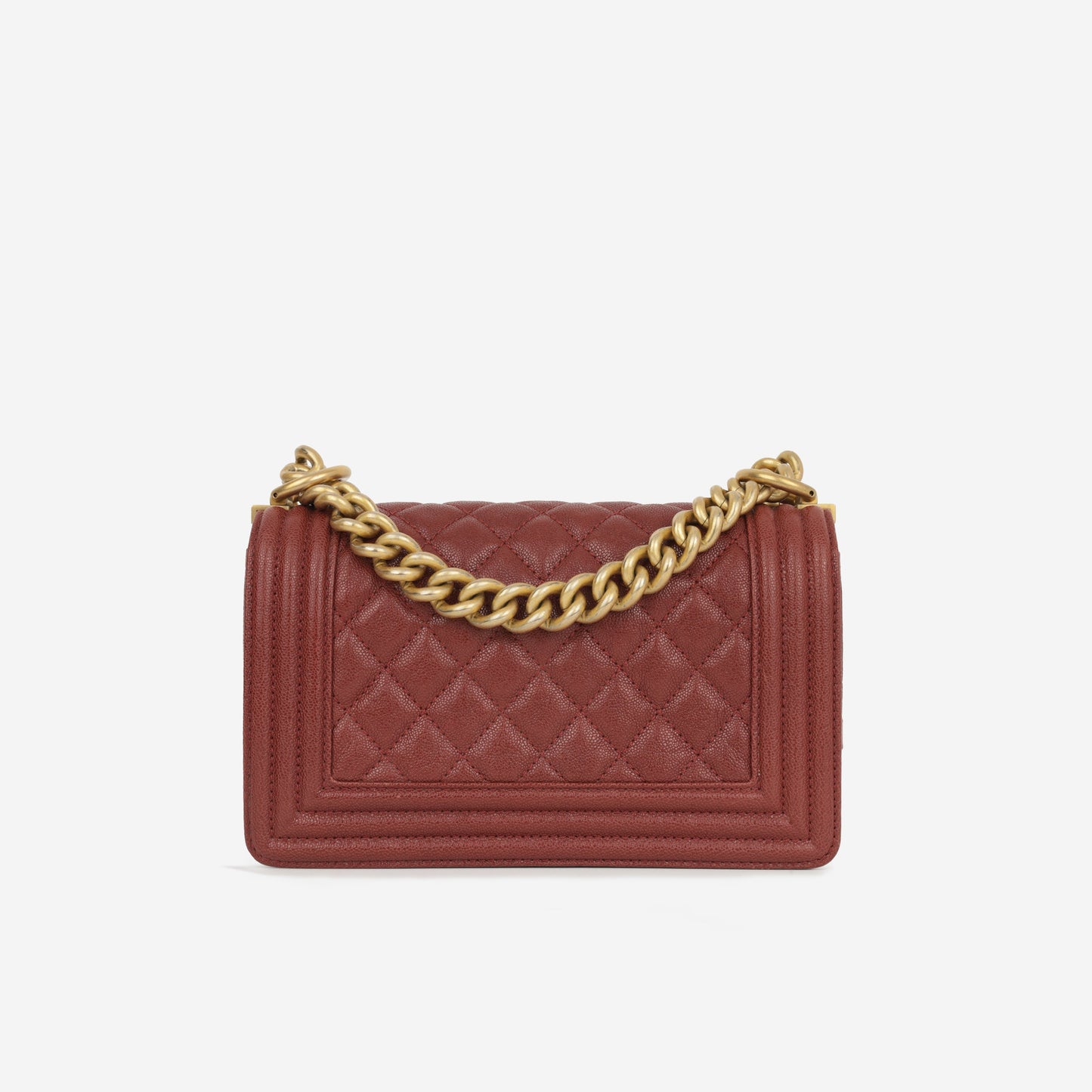 Chanel Boy Bag Lambskin Gold Shoulder Bag Style 19