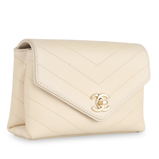 Chanel Luxury Lambskin Gold Handbag Style 6