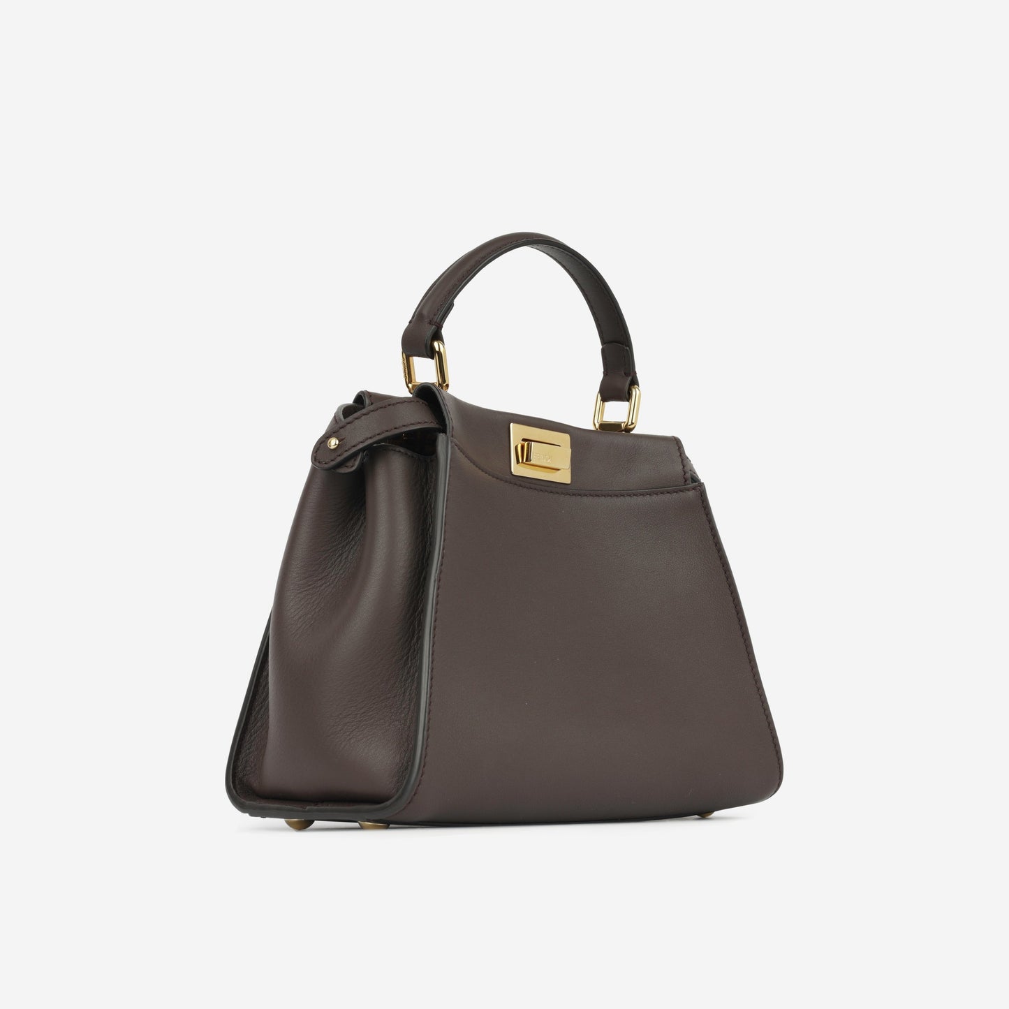 Fendi Peekaboo Leather Red Handbag Style 49