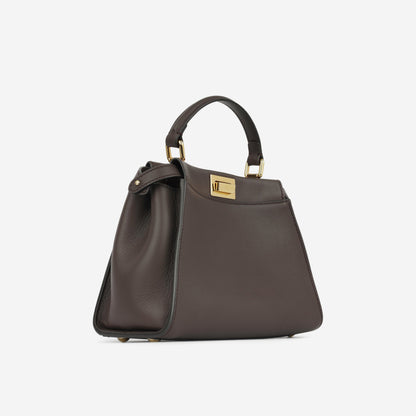 Fendi Peekaboo Leather Red Handbag Style 49