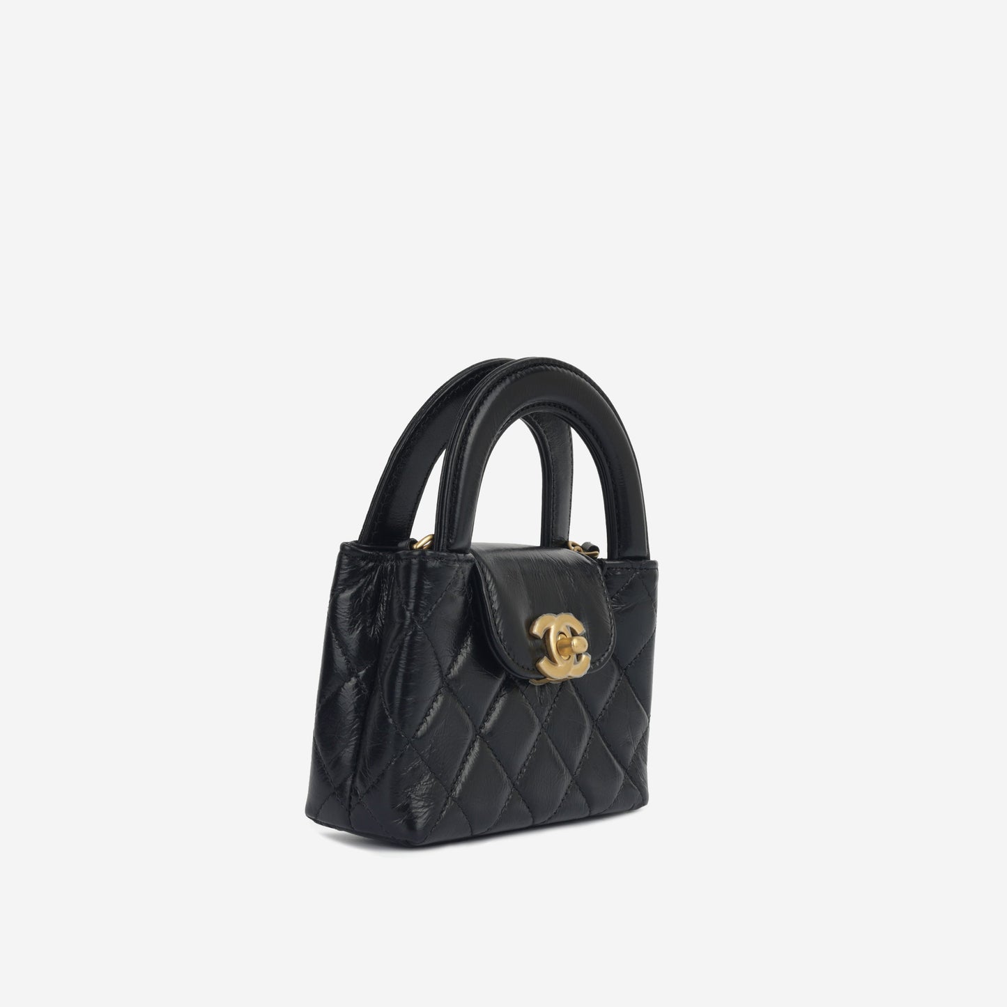 Chanel Kelly Lambskin Black Shoulder Bag Style 5