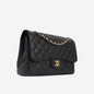 Chanel Classic Flap Lambskin Black Shoulder Bag Style 33
