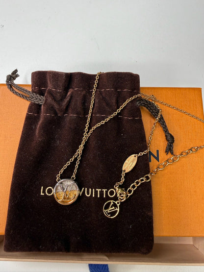 Louis Vuitton "L to V" Necklace (JP)