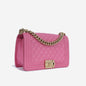 Chanel Boy Bag Lambskin Black Shoulder Bag Style 32