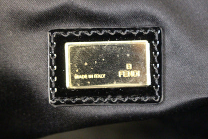 Fendi Roll Quilted Black Tote Bag