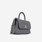 Chanel Small Coco Handle - Charcoal